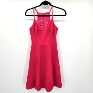 Trina Turk pink crep cut out dress women's size small*